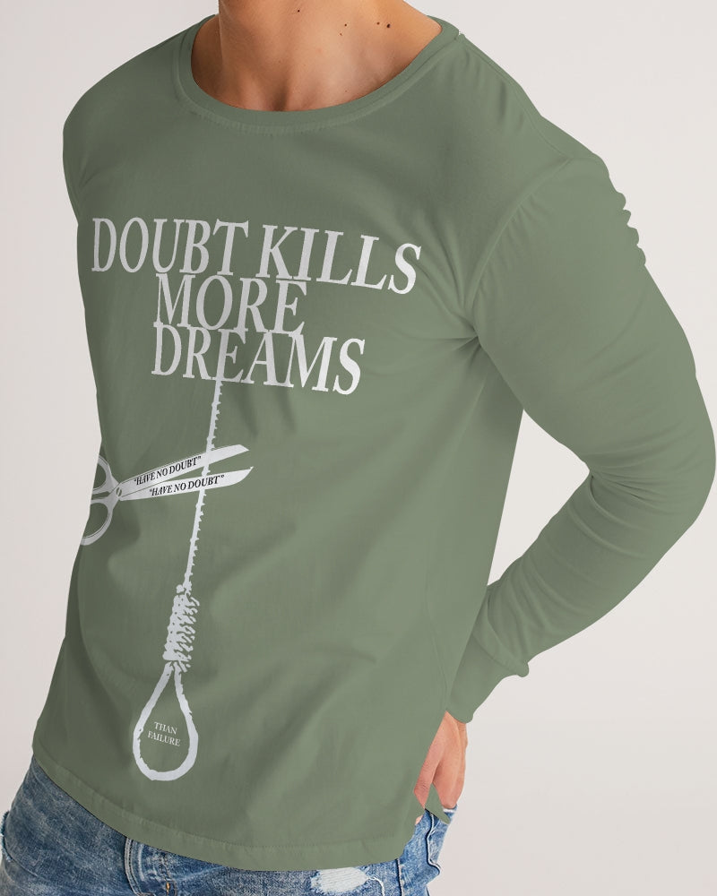 ND Doubt Kills Tee - Army Green Men's Long Sleeve Tee