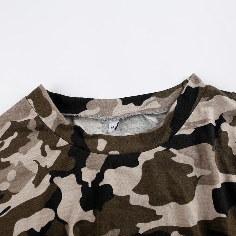 Sexy Camouflage Crop Top
