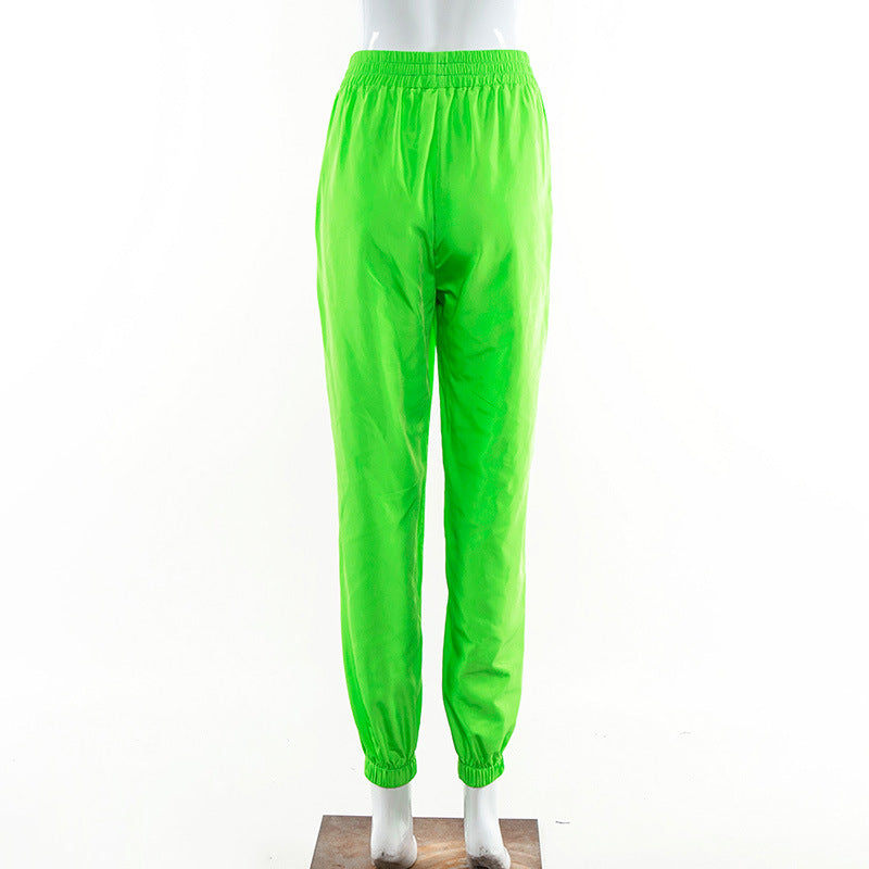 New Trendy Neon Streetwear Pants
