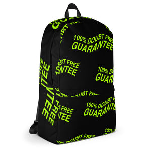 100% DOUBT FREE GUARANTEE Backpack - [RADIOACTIVE - Black]