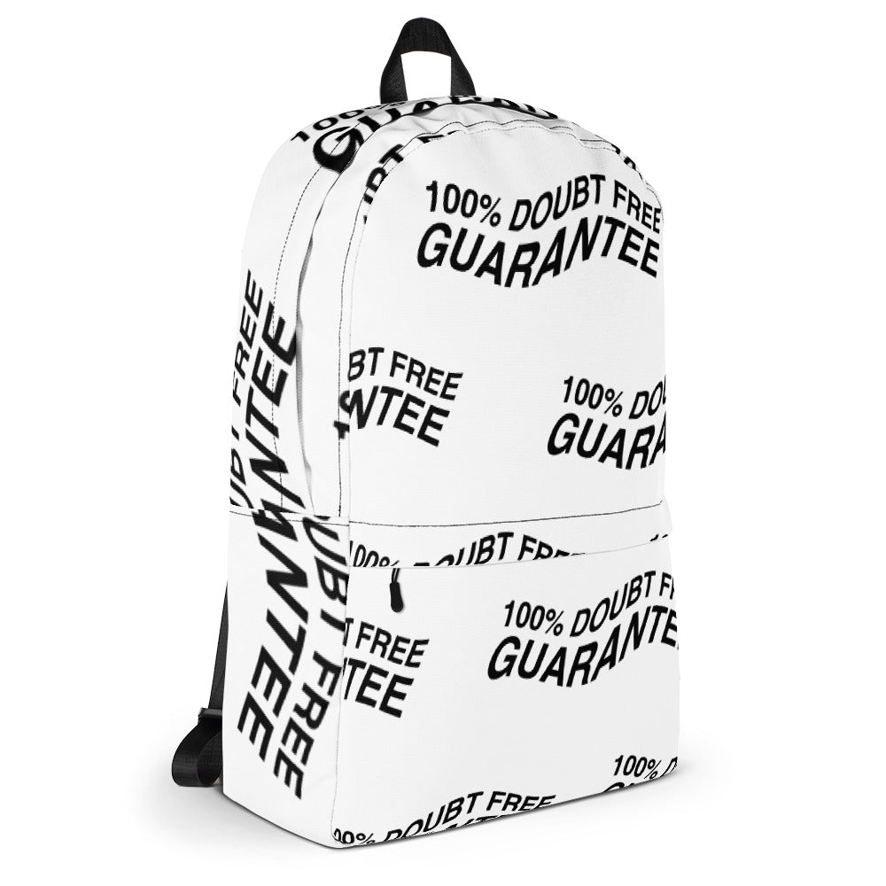 100% DOUBT FREE "ALL WHITE" Backpack