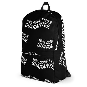 100% DOUBT FREE GUARANTEE - Black & White Backpack