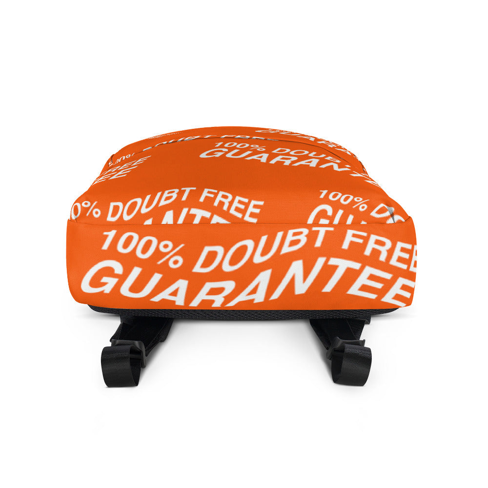 100% DOUBT FREE Backpack "Dreamsicle" Edition - Orange