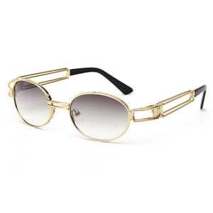 Colorful Vintage Gold Frame Sunglasses