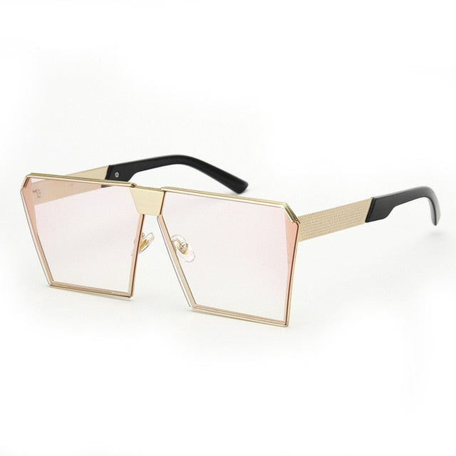 ROYAL GIRL Vintage Square Sunglasses Women Brand Designer Black Pink Eyewear Retro Gradient Oculos UV400 ss953-1