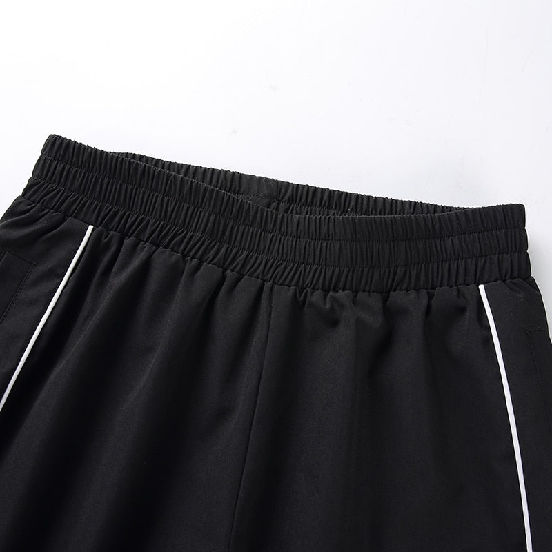 New Women’s Black Striped Cargo Pants