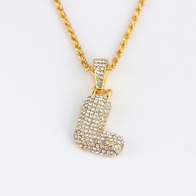 Iced Out Chunky Letter Chains